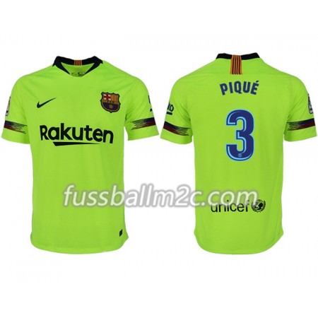 Fußballtrikots FC Barcelona PIQUE 3 Auswärts Trikotsatz 2018-2019
